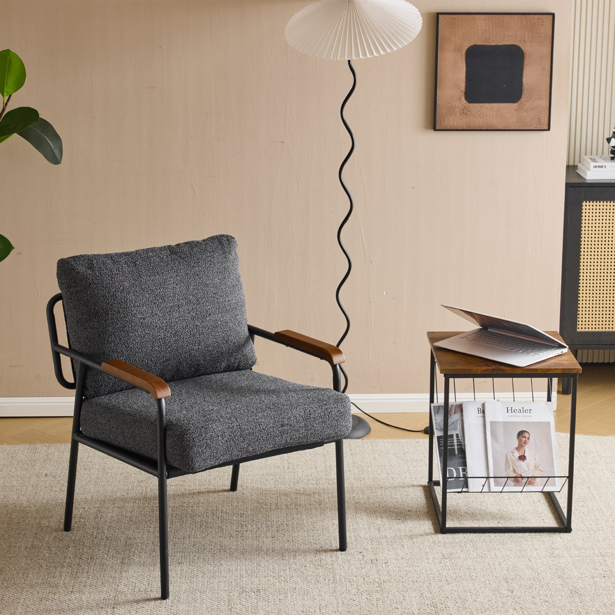 Lemley Modern Accent Chair Armchair For Living Room,Bedroom